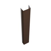 Крепежная планка верхняя Texas 0,5 Satin Matt RAL 8017 шоколад
