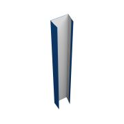 Крепежная планка нижняя Texas 0,5 Satin с пленкой RAL 5005 сигнальный синий