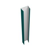 Крепежная планка нижняя Texas 0,45 PE с пленкой RAL 5021 водная синь