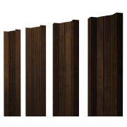 Штакетник М-образный В 0,45 Print Elite Chestnut Wood