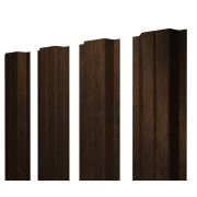 Штакетник П-образный А 0,45 Print Elite Chestnut Wood