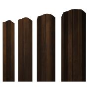 Штакетник М-образный B фигурный 0,45 Print Elite Chestnut Wood