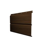 Софит ЭкоБрус с перфорацией 0,345 Grand Line 0,45 Print Elite Choco Wood TwinColor