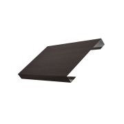 Ламель обратная 125 Texas 0,45 Print Elite с пленкой Coffee Wood TwinColor (для калиток и ворот)