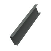 Декоративная накладка на столб универсальная 60х60 для забора жалюзи 0,45 PE с пленкой RAL 7005 мышино-серый