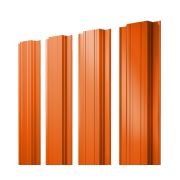 Штакетник Прямоугольный 0,45 PE RAL 2004 оранжевый