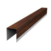 Планка опорная составная внутренняя для забора жалюзи Palermo 0,45 Print Elite Chestnut Wood