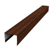 Крышка 50х75 для забора жалюзи Palermo 0,45 Print Elite Cherry Wood TwinColor