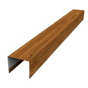 Крышка 50х75 для забора жалюзи Palermo 0,45 Print-double Elite Golden Wood