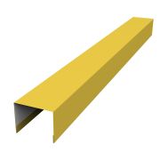 Крышка 50х75 для забора жалюзи Palermo 0,45 PE с пленкой RAL 1018 цинково-желтый