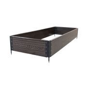 Комплект грядки ДПК Grand Line длина 2200 ширина 800 мм высота 300мм Венге (Т)