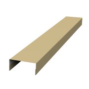 Крышка 45х20 жалюзи Texas 0,45 PE с пленкой RAL 1014 слоновая кость