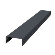 Крышка 45х20 жалюзи Texas 0,5 PurPro Matt 275 RAL 7024 мокрый асфальт