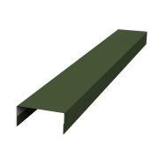 Крышка 45х20 жалюзи Texas 0,5 GreenCoat Pural BT, matt RR 11 темно-зеленый (RAL 6020 хромовая зелень)