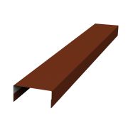 Крышка 45х20 жалюзи Texas 0,5 GreenCoat Pural BT, matt RR 29 красный (RAL 3009 оксидно-красный)