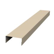 Крышка 45х20 жалюзи Texas 0,5 Satin с пленкой RAL 1015 светлая слоновая кость