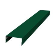 Крышка 45х20 жалюзи Texas 0,5 Satin с пленкой RAL 6005 зеленый мох