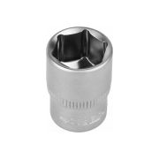 Головка торцовая ЗУБР ″Мастер″ (1/4″) Cr-V FLANK хроматированное покрытие 13мм (27715-13)