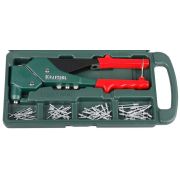 Заклепочник поворотный KRAFTOOL RX-7 360° в кейсе с набором заклепок (31176-H6_z01)