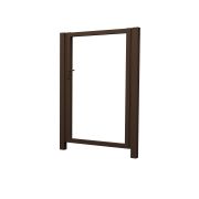 Калитка Жалюзи 2,0х1,5 RAL 8017 без заполнения