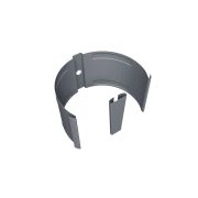 Крепление трубы круглой Ø90 на кирпич Vortex Mix PE RAL 7024 мокрый асфальт