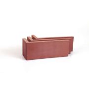 Плитка клинкерная Terramatic 185*70*71*14 PLATO ORIGINAL AA1102 угловой элемент (кор 8 шт)