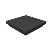Колпак на столб плоский 400х400мм 0,5 Satin с пленкой RAL 7016 антрацитово-серый