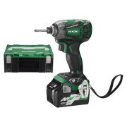 Аккумуляторный ударный гайковерт Hikoki WH 36DB (2х2.5Ач + ЗУ + кейс) (WH36DBRGZ)