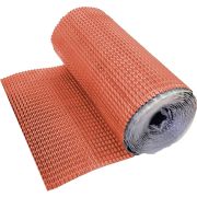 Лента для примыкания гофрированная алюминиевая Optima кирпичная, 280 мм (5м)