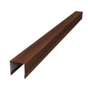 Планка вертикальная лицевая для забора жалюзи Palermo 0,45 Print Elite Chestnut Wood