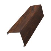 Планка завершающая 50х50 жалюзи Milan 0,45 Print Elite Chestnut Wood