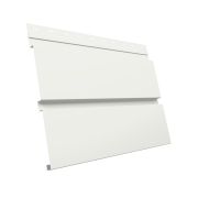 Металлический софит Квадро брус без перфорации 0,45 PE с пленкой RAL 9003 сигнальный белый