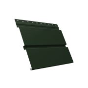 Металлический софит Квадро брус с перфорацией 0,5 GreenCoat Pural BT, matt с пленкой RR 11 темно-зеленый (RAL 6020 хромовая зелень)