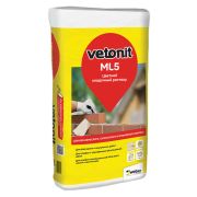 Цвет. Клад. раствор weber.vetonit МЛ 5,тем-сер,№152, 25 кг