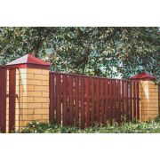 Штакетник М-образный А 0,4 PE RR 32 темно-коричневый