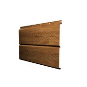 Софит ЭкоБрус с перфорацией 0,345 Grand Line 0,45 Print Elite с пленкой Golden Wood TwinColor