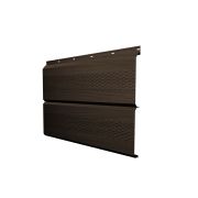 Софит ЭкоБрус с перфорацией 0,345 Grand Line 0,45 Print Elite с пленкой Coffee Wood TwinColor