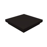 Колпак на столб плоский 390х390мм 0,5 Satin с пленкой RAL 9005 черный