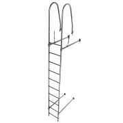 Лестница стеновая Grand Line RAL 7024 2,76м