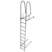 Лестница стеновая Grand Line RAL 7016 2,76м