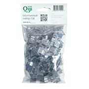 Монтажный набор Qiji Premium № 2 (50 винтов, 50 клипс из нержавеющей стали)