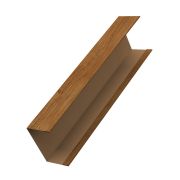 Крышка забора для горизонтального монтажа штакетника 0,45 Print-Double Elite Golden Wood