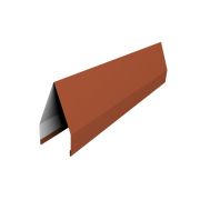 Ламель жалюзи Tokyo 0,45 Drap с пленкой RAL 8004 терракота