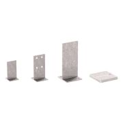 Т-образная опора Rothoblaas БЕЗ ОТВЕРСТИЙ F70 80X80 H=157 (8 шт) (F7080)