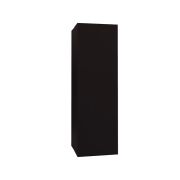 Кожух прямой д385/ш385/в1650 0,5 Satin с пленкой RAL 9005 черный