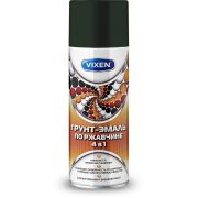 Грунт-эмаль по ржавчине VIXEN 4в1 зеленый мох (RAL 6005) аэрозоль 520мл (VX-516005)