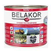 Грунт-эмаль Belakor15 быстросохнущая матовая 1л RAL 8017