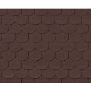 RoofShield черепица Фемили Лайт Готик (3м2) Коричневый с оттенением