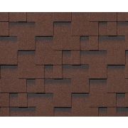 RoofShield черепица Премиум Модерн (3м2) Коричневый с оттенением
