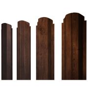 Штакетник П-образный А фигурный 0,45 Print Premium Cherry Wood Fresh
